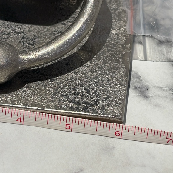 💀NWT/SILVER SKULL DOOR KNOCKER made in India. Comes with hardware. - Picture 9 of 10